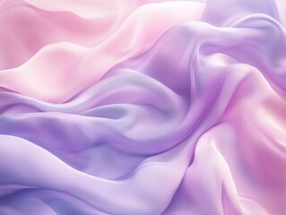 Obraz premium Pink and Purple Fabric Close-Up