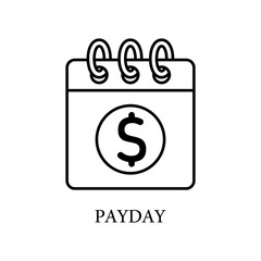 Icon a payday, isolated against a clean background.