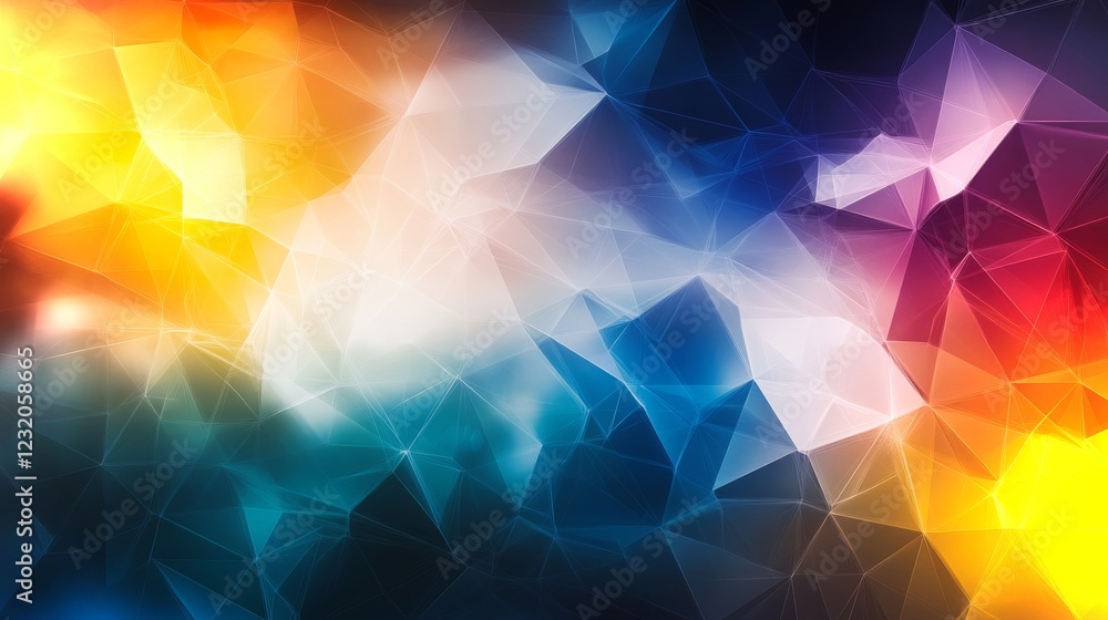 Poster dynamic abstract patterns in vibrant colors creating a mesmerizing visual experience