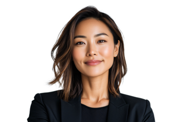 Professional business portrait of confident businesswoman in modern office headshot photography clean background empowerment theme