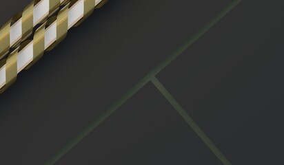 Obraz premium Ribbon background, paper texture and ribbon, 3D illustration