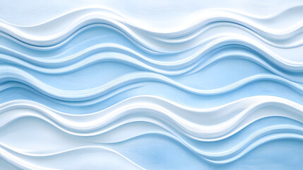 Serene wave formations with a cool blue hue.