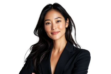 Confident businesswoman portrait professional studio setting high-quality image neutral background direct eye contact empowerment and success concept for modern branding