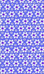 Blooming midsummer meadow seamless pattern. Plant background for fashion, wallpapers, print. A lot of different flowers on the field. Liberty style millefleurs. 