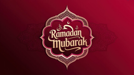 Celebrating Ramadan Mubarak with intricate design elements and rich cultural symbolism in festive colors