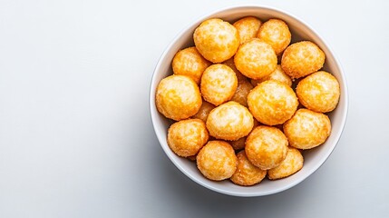 Sweet and Golden Brown Sugar Cookies in a Bowl