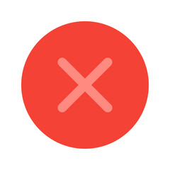 Obraz premium failed flat icon