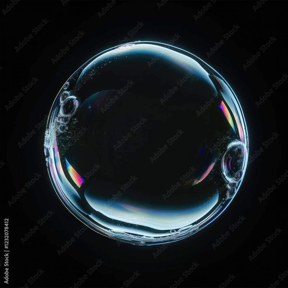 Poster the bubble is weirdly shaped and has a black background.