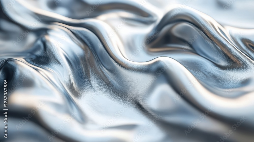 Poster this image features a smooth, elegant surface that embodies a reflective and wavy texture, perfect f