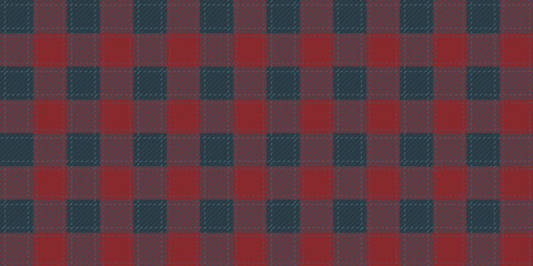 Tartan plaid pattern red and blue colors background graphic illustration.