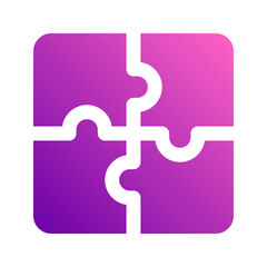 problem solving gradient icon