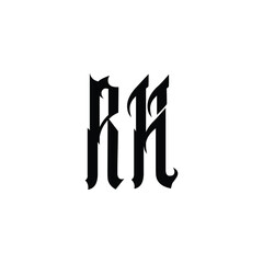 RH monogram logo design letter text name symbol monochrome logotype alphabet character simple logo