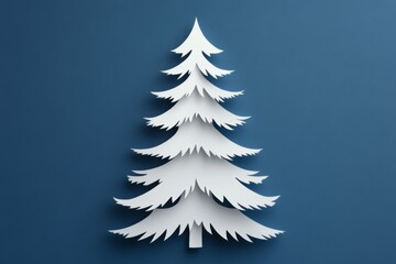 Obraz premium Paper Art Christmas Tree