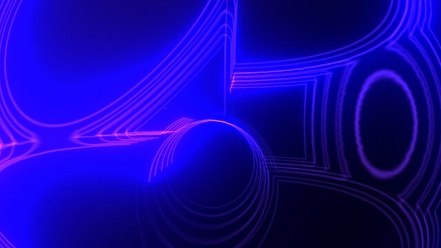 Neon Outlined Epic Logo Reveal