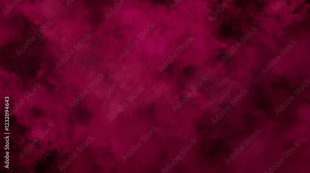 Poster dark maroon abstract background with deep organic textures blending smoke and paint effects. moody a