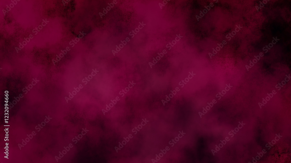 Poster dark maroon abstract background with deep organic textures blending smoke and paint effects. moody a