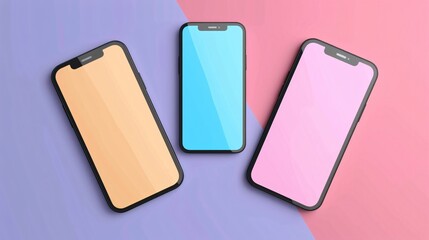 Professional 3D Creative Smartphone Mockup for Ads and Promotion