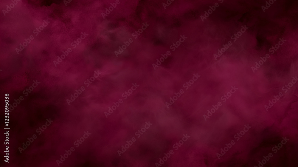 Poster dark maroon abstract background with deep organic textures blending smoke and paint effects. moody a