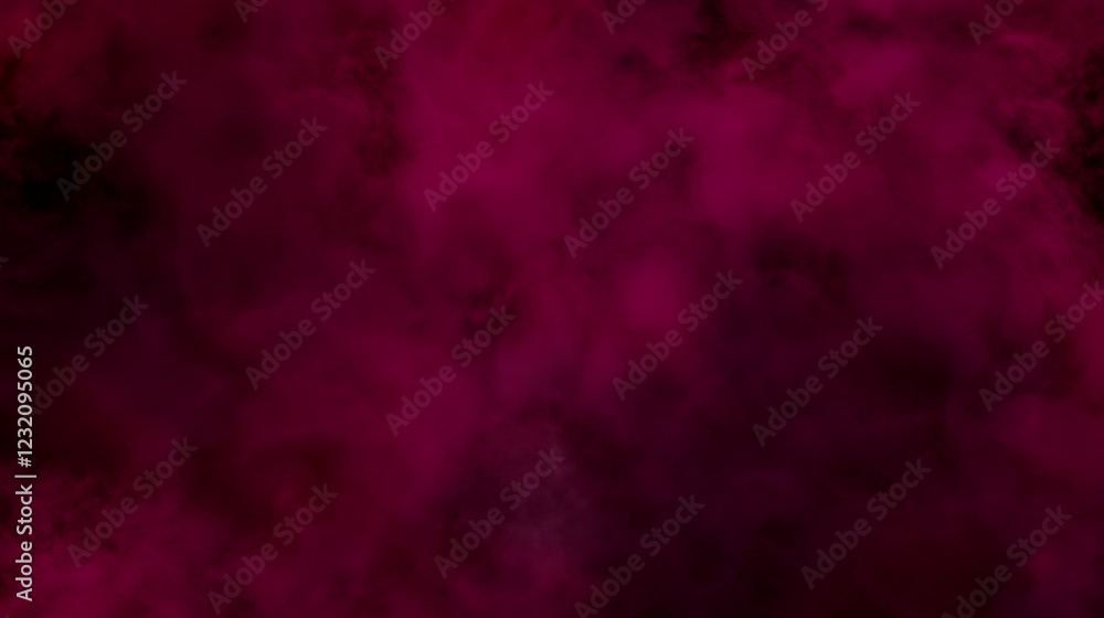 Poster dark maroon abstract background with deep organic textures blending smoke and paint effects. moody a