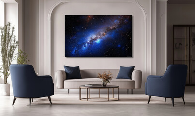 Infinite Canvas Above Illuminated by the Light of Distant Stars, Offering a Majestic Night Sky