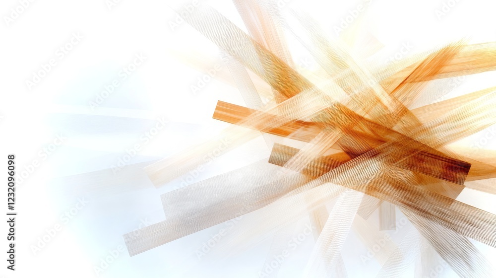 Poster abstract dynamic shapes and light patterns in bright tones create an energetic visual experience