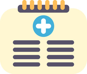 Obraz premium Medical record icon representing patient information and medical history