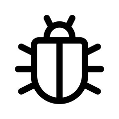 bug line icon