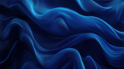 Obraz premium Abstract Blue Fabric Swirling
