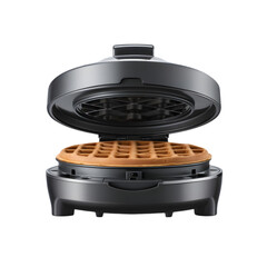 Ultra-Realistic Ultra-Realistic Black Electric Waffle Maker With 0 - High-Quality, Professional Image for E-Commerce, Marketing, and Branding