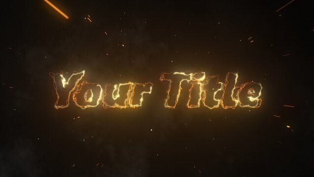 Powerful Electrical Text & Title Intro