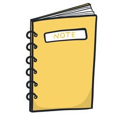 Yellow notebook