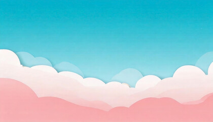 Obraz premium cloudy and sky at winter in the illustration background
