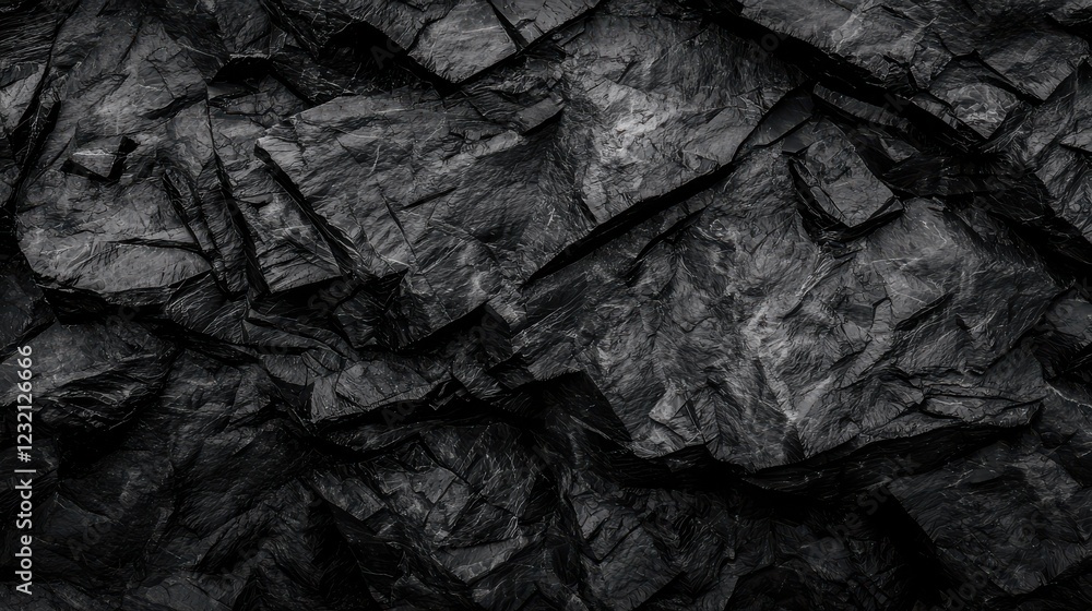 Poster dark rock background with textured layers, creating dramatic and moody atmosphere. intricate details