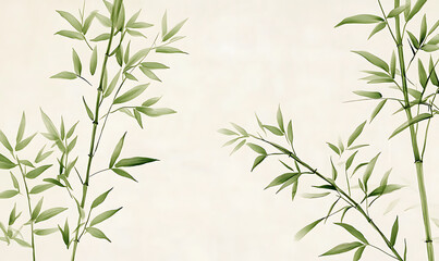 Fototapeta premium flowers and leaves in pictures illustrator2D