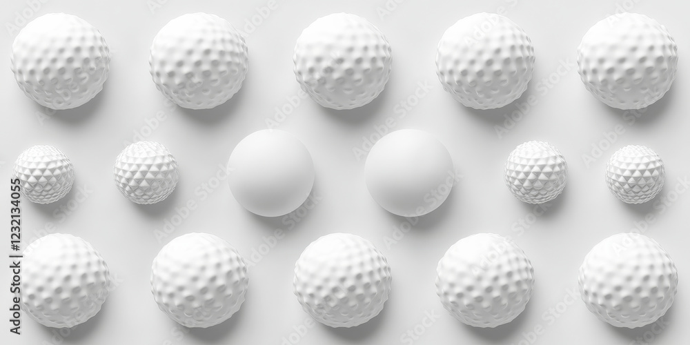 Poster white spherical carbon textures with a matte finish. subtle geometric patterns for an elegant and mi