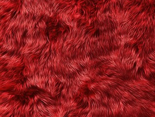 Naklejka premium Crimson Fur Texture: Rich, deep crimson fur texture, showcasing the luxurious softness and intricate patterns of the fibers. Perfect for adding a touch of opulence and warmth to your designs.