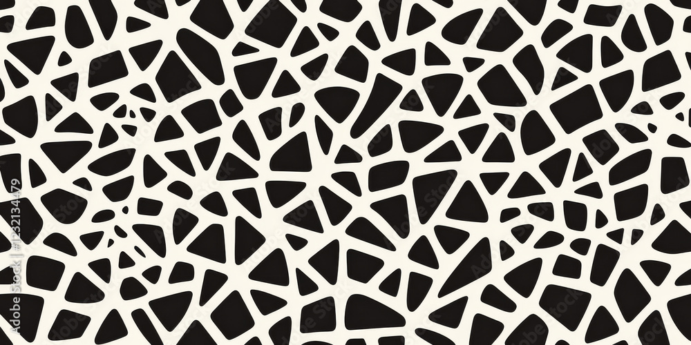 Poster black and silver geometric universal background for business presentation. abstract minimalist seaml