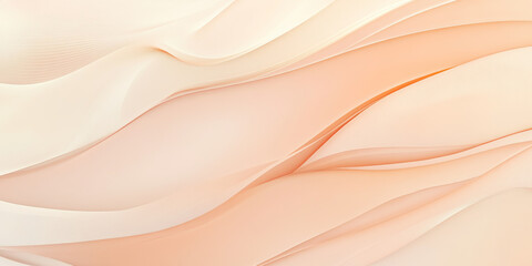 Obraz premium Peach textures wallpaper featuring silky smooth wave patterns. The soft, warm tones add a gentle elegance to this high-definition minimalist design.