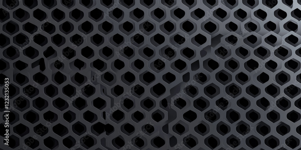Poster black and silver geometric universal background for business presentation. abstract minimalist seaml