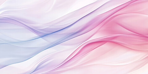 Fototapeta premium Abstract watercolor background with soft pastel hues of pink, lavender, and light blue. Gentle gradients and flowing splashes create a calm and serene atmosphere, perfect for website banners or soft