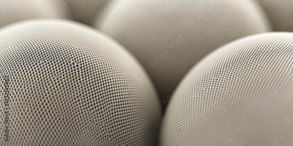 Poster light beige spherical carbon textures with a subtle, smooth finish. minimalist patterns for a clean 