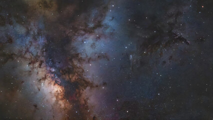 Fototapeta premium Milky Way Space Background