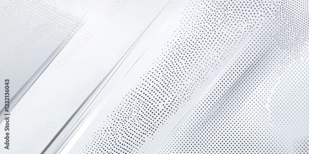 Poster silver and white geometric universal background for business presentation. minimalist triangular sea