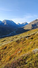 The stunning scenery while hiking to Norway's highest mountain in Jotunheimen