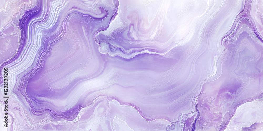 Poster abstract lavender agate texture background with soft pastel hues and delicate patterns. a soothing a