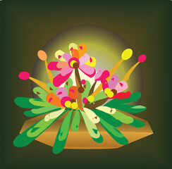 background with tree