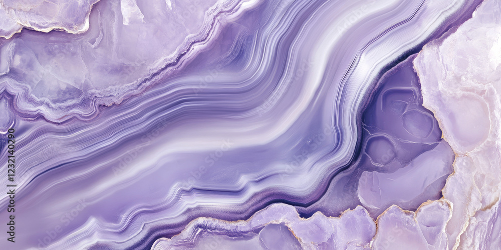 Poster abstract lavender agate texture background with soft pastel hues and delicate patterns. a soothing a