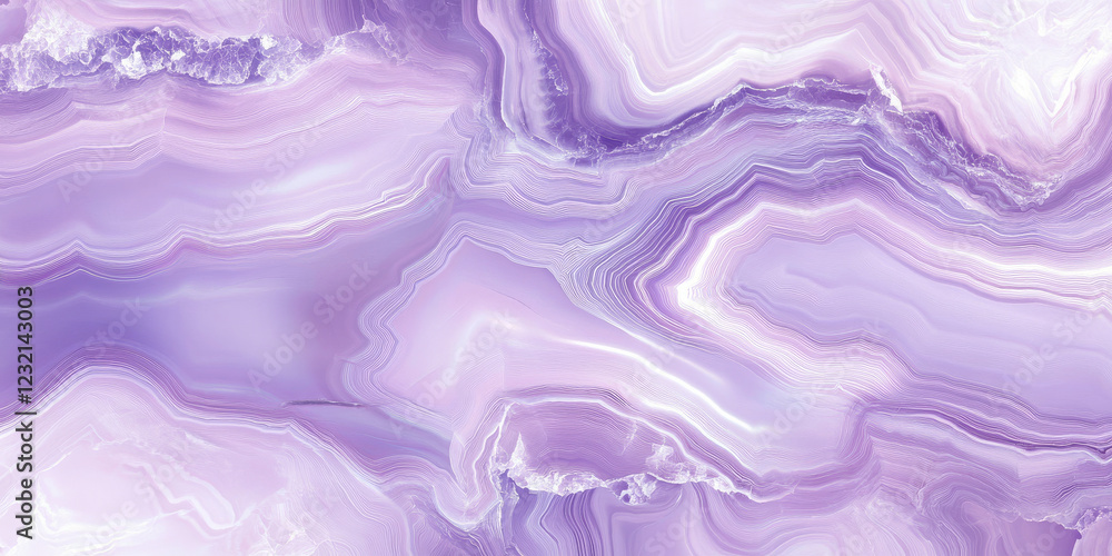 Poster abstract lavender agate texture background with soft pastel hues and delicate patterns. a soothing a