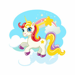 Obraz premium horse on a white background