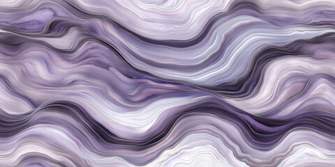 Obraz premium Lavender textures wallpaper featuring abstract silky waves. Soft and delicate tones add a dreamy aesthetic to this high-definition modern design.